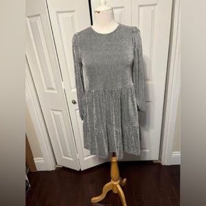 Caution to the wind striped dress, size M